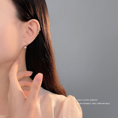 925純銀]時尚星星旋轉耳釘YC9939E - 飾品批發| 免費視訊工廠選款| 日韓 